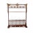 Brown Circa 1900 Late Ching Dynasty Coat & Shoe Rack For Sale - Image 8 of 8