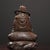 Metal Vintage Chinese Gilt‑Patina Bronze Zhenwu Emperor Seated Deity Statue, Taoist Sculpture For Sale - Image 7 of 9
