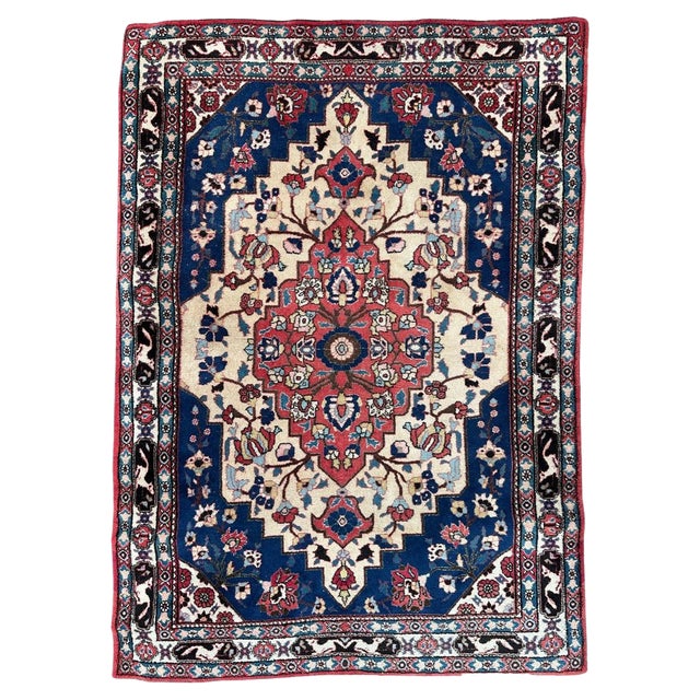 Vintage Najaf Abad Rug, 1970s For Sale