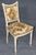 19th C Pair Louis XVI Style Paint Decorated French Side Chairs For Sale - Image 10 of 12