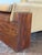 Vintage 1980’s Italian and Walnut Sculptural Leather Loveseat For Sale - Image 9 of 18