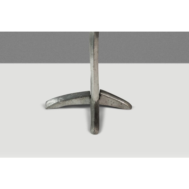 Mid-Century Modern Brutalist Candlestick Holder in Solid Aluminum Attributed to Matthew Hilton, United Kingdom, C. 1980s For Sale - Image 10 of 13