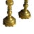 Brass Late 20th Century Brass Candle Holders- Set of 2 For Sale - Image 8 of 9