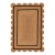 3x8 Ft. Black Double Line Border Braided Jute Scallop Rug For Sale - Image 6 of 6