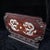 Chinese Vintage Chinese Zitan Wood Table Screen With Mother of Pearl "Two Dragons" Inlay For Sale - Image 3 of 9