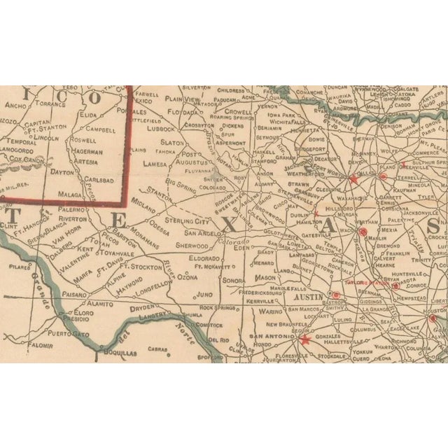 Title: 1930s lewis bros. Limited detailed radio station map of the united states and canada – am stations, call signs,...