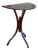 Late Victorian Bent Oak Small Tri-Leg Console Table by Jacob & Josef Kohn For Sale