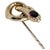 Antique Victorian 9ct Gold Garnet and Diamond Serpent Stickpin, 1890s For Sale - Image 16 of 16
