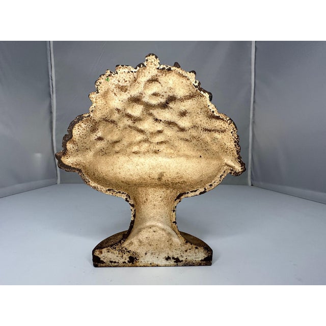 Mid 20th Century Vintage Hubley Cast Iron Violet Bowl Doorstop #9 For Sale - Image 5 of 10