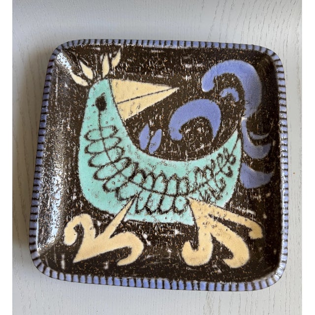 1960s Bird Bowl by Mari Simmulson for Upsala Ekeby, Sweden, 1960s For Sale - Image 5 of 5