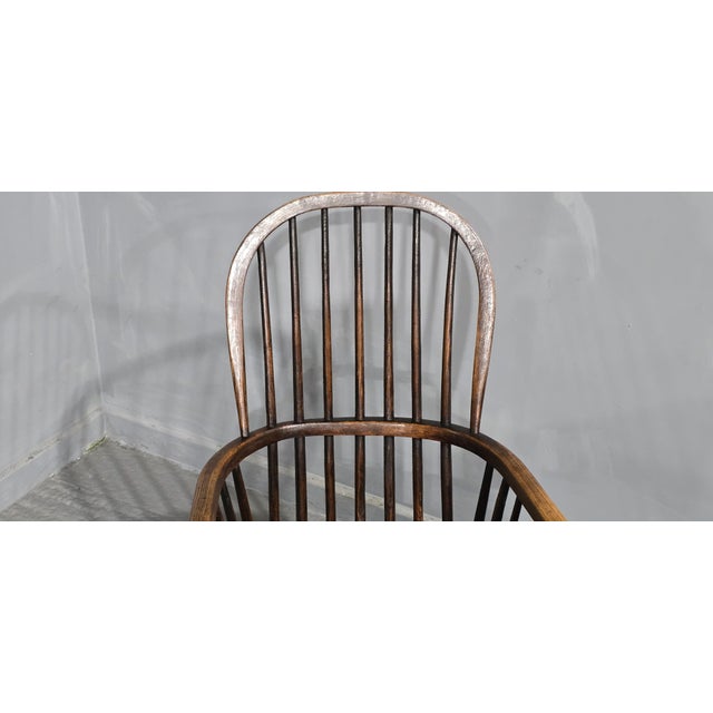 Elm Windsor Chair, 1800s For Sale - Image 4 of 9