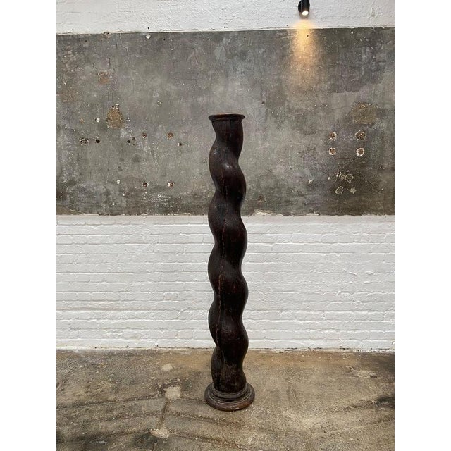 Twisted Column Torchere, 18th Century For Sale - Image 5 of 10