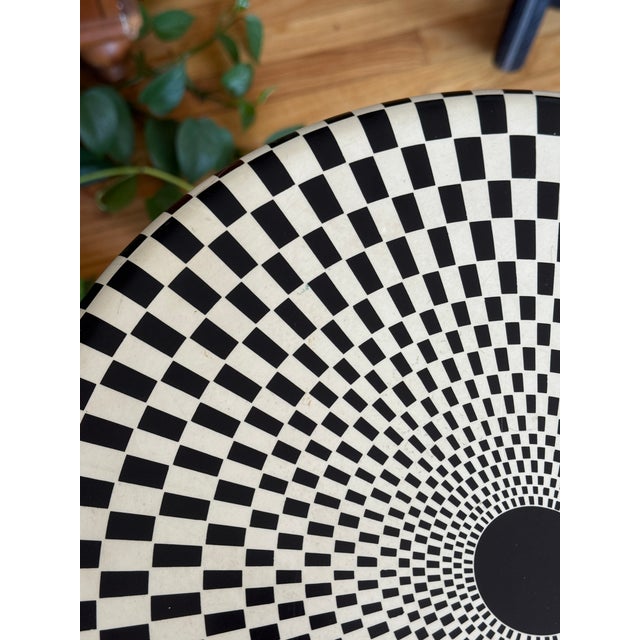 Fornasetti Egocentrismo Black & White Bar Stool For Sale In New York - Image 6 of 7