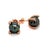 White Diamond Large Tahitian Pearl Earrings 14k Rose Gold Certified For Sale - Image 8 of 14
