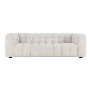 Tufted Off-White Modern Sofa