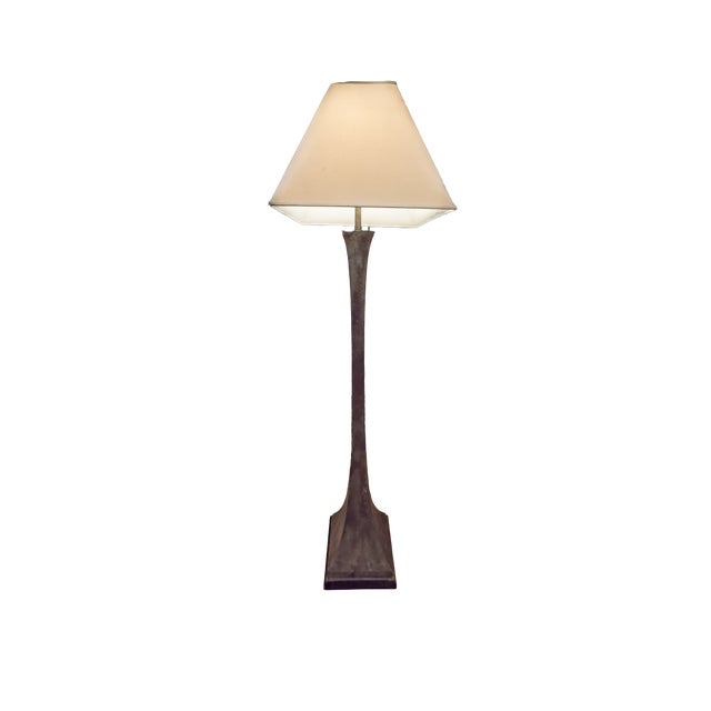 1960s Verdigris Bronze Floor Lamp For Sale In Portland, OR - Image 6 of 14