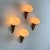 1970s Italian Lancia Wall Sconces in Brass and Opaline Glass from Stilux Milano, 1960s, Set of 4 For Sale - Image 5 of 18