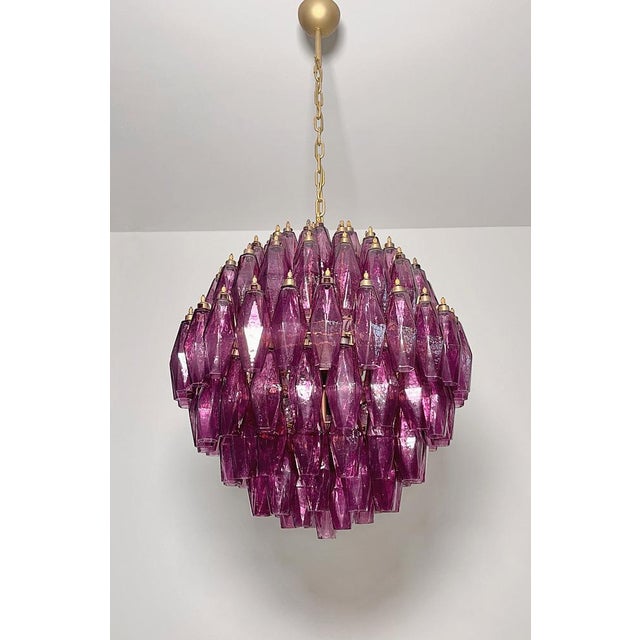 1990s Spherical Murano Polyhedrons Pendant Light, 1990s For Sale - Image 5 of 18