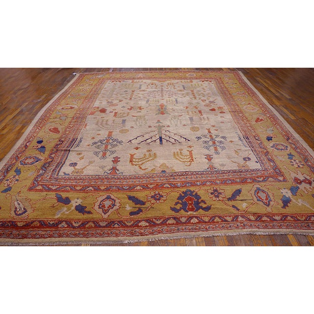 19th Century Persian Ziegler Sultanabad Carpet ( 10' x 12'3" - 305 x 373 )