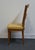 Late 20th Century Henredon Furniture Walnut Italian Mediterranean Cane Back Dining Side Chair For Sale - Image 5 of 10