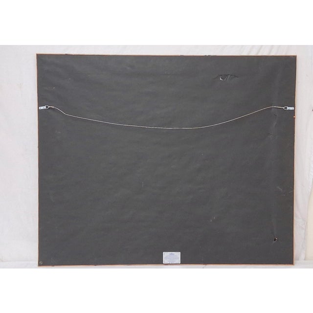 American Large Framed Brett Smith Sporting Print 'Camp Fishermen' #107/950 With Uv Glass For Sale - Image 3 of 8