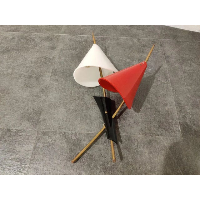 Red Mid-Century Italian Colored Wall Light, 1950s For Sale - Image 8 of 11