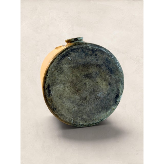 Antique English Salt Glaze Stoneware Flagon with 4 Gallons of capacity means this flagon was not decorating anyone's...