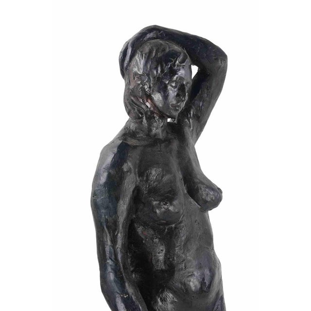 Anton Russev, Nude of Woman, 1960s, Chalk Sculpture For Sale - Image 6 of 7