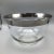Mid-Century Modern Dorothy Thorpe Silver Rim Punch Bowl and 12 Silver Fade Punch Cups-Set of 14 For Sale - Image 3 of 13