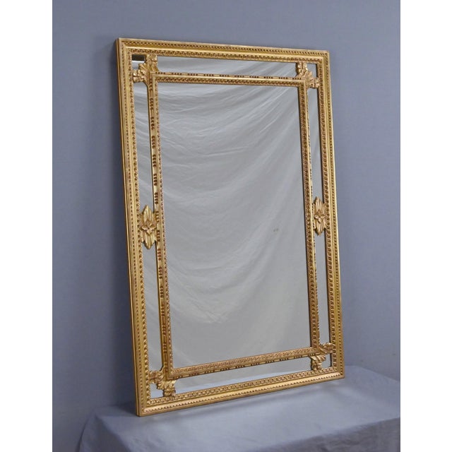 Large Mid-Century Louis XVI Style Mirror with Parcloses, 1950s For Sale - Image 10 of 13