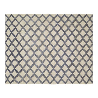 Afghan Flatweave Rug 6'x7'7'' For Sale