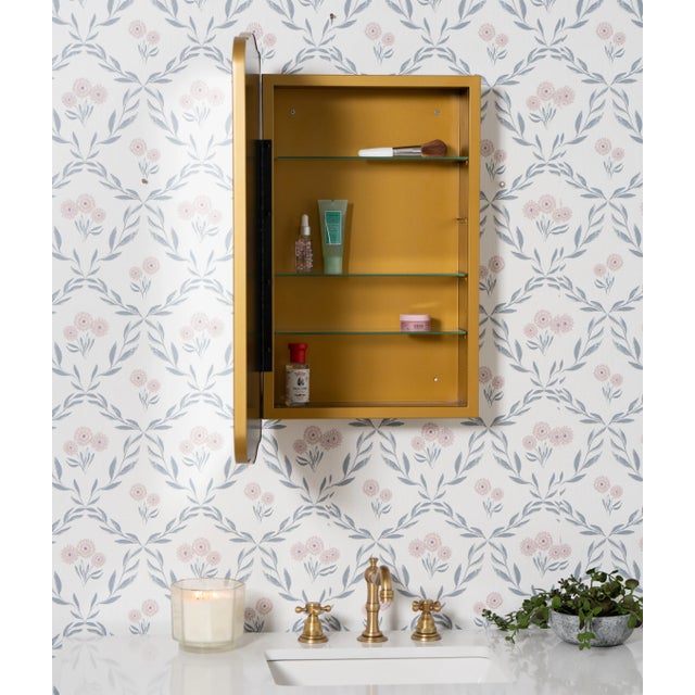 Jefain Gold Medicine Cabinet For Sale - Image 11 of 12