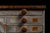 Antique 45-Drawer Industrial Hardware Cabinet on Cast Iron Legs For Sale - Image 16 of 16