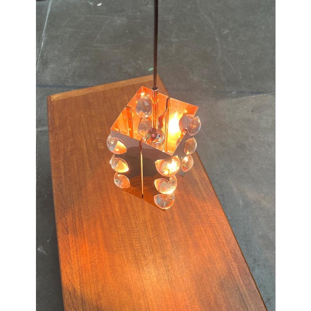 Mid-Century German Acryl and Copper Pendant Lamp from Cosack, 1960s For Sale - Image 11 of 18