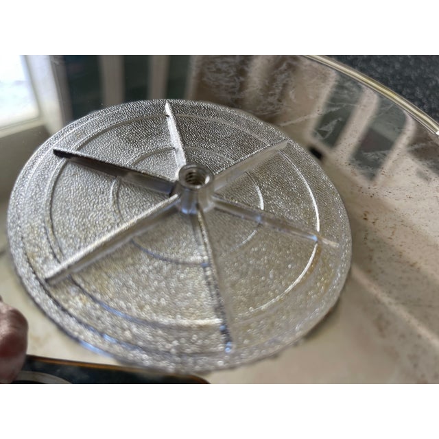 1980s Three-Tier Silver-Plated Etagere Trays For Sale - Image 5 of 5