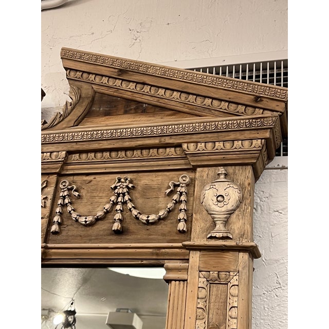 Restoration Hardware Entablature Floor Mirror Chairish