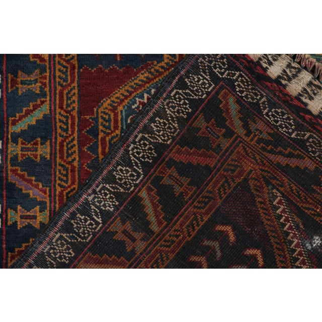 Textile Rug & Kilim’s Baluch Tribal Rug With Colorful Geometric Patterns For Sale - Image 7 of 7