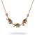 Gold Trinity Elephant Blessings Gold Necklace For Sale - Image 8 of 8