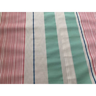 4.5yds Peter Fasano Cotton Linen Stripe Fabric For Sale
