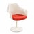 Textile Eero Saarinen for Knoll Mid Century Tulip Armchair Dining Chair For Sale - Image 7 of 7