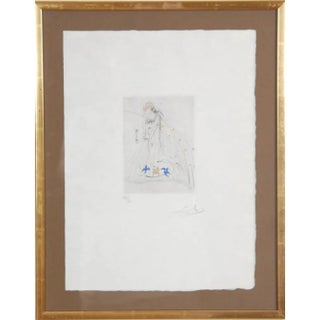 Salvador Dali, Petit nüs Ronsard, 20th Century, Etching For Sale
