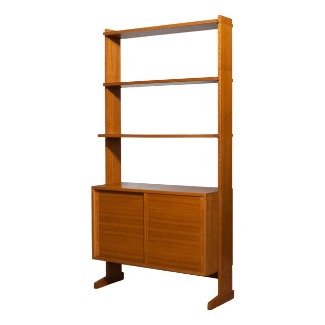 Bookcase Shelves Parade by Kajsa & Nils Nisse Strinning, Denmark, 1960s For Sale