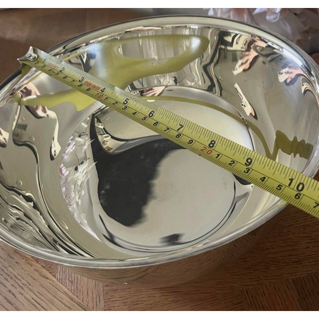 Mid-Century Modern 1960s Paul Revere Style Gorham Silver Plate Pedestal Bowl For Sale - Image 3 of 6