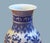 Blue Blue and White Chinoiserie Porcelain Vase For Sale - Image 8 of 10