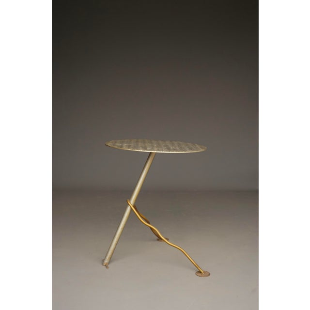 Postmodern Postmodern Industrial Metal Garden Table, 1980s For Sale - Image 3 of 12