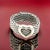 1990s 1990s Tiffany & Co Estate Somerset Heart Ring Size 5.5 Sterling Silver 6.5 mm For Sale - Image 5 of 10
