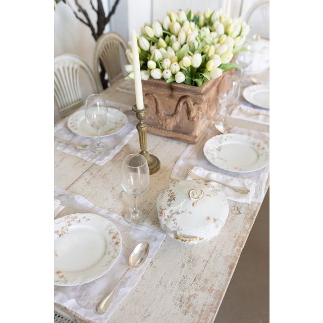 French Porcelain Dinner Service for 12 - 28 PCS For Sale - Image 6 of 11