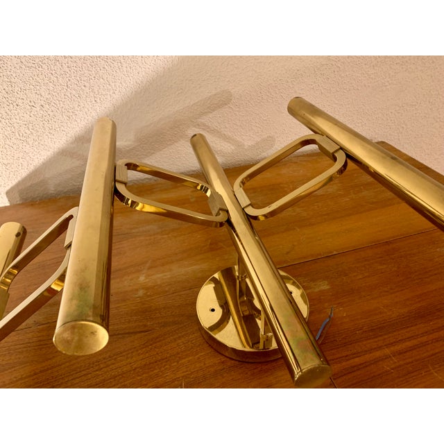 Large Space Age Wall Lamp Sculpture from Maison Jansen and Sciolari, 1960s For Sale - Image 14 of 18