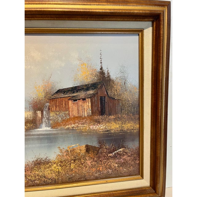 Rustic Rustic Barn by a Pond by Rothman ? From a Studio in Woodstock New York For Sale - Image 3 of 6
