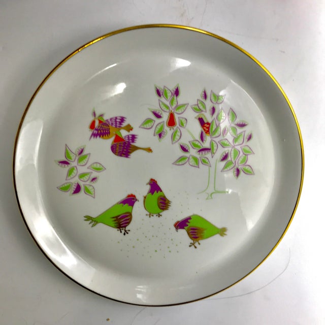 Mid-Century Modern Christmas Plates - Set of 6 For Sale - Image 11 of 11